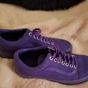 Vans Monochrome Purple Skate Shoe